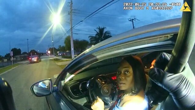 Entitled-Woman-Thinks-She-Can-Flee-Traffic-Stop-Without-Consequences