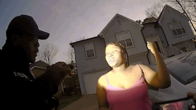 Roommate-Fight-Over-Food-In-The-Fridge-Bring-Cops-She-Locks-Her-Door-Hiding-Like-Shes-Not-There