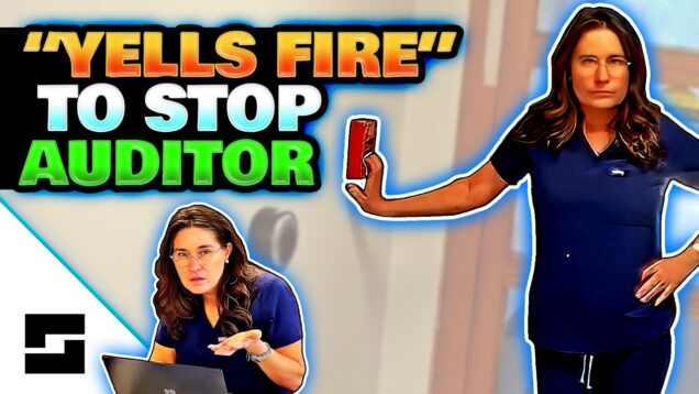 Crazy-Lady-Pulls-Fire-Alarm-To-Force-Auditor-To-Leave